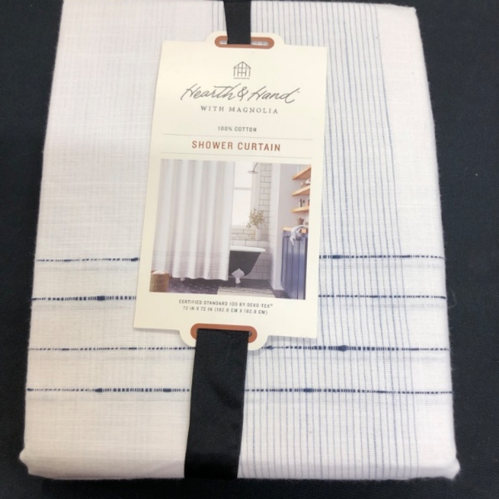 Nwt Hearth and Hand Shower Curtain - Picture 2 of 2